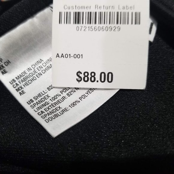 Bar III Printed V-Neck One-Piece Swimsuit Zebra Size Small - Picture 8 of 10